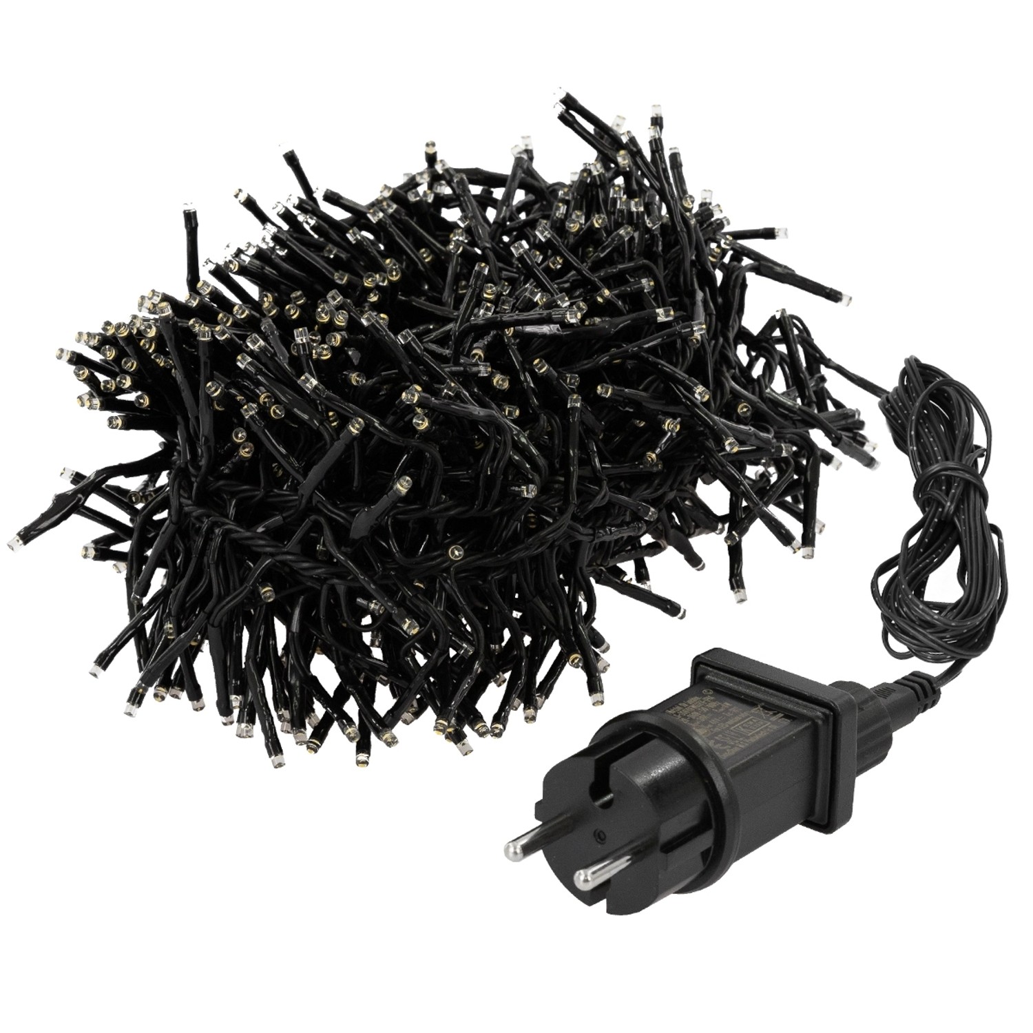 Thumbnail - ECD Germany LED Büschel Lichterkette 4,2m 576 LEDs Warmweiß Strombetrieb IP44