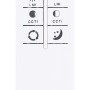 Fernbedienung für Globo LED-Deckenleuchte Sundi mit Dimm- und Nachtlichtfunktion.