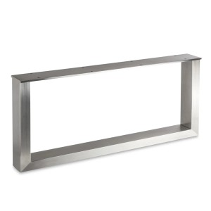 SOTECH Tischgestell TAB Echt Edelstahl Profil 80 x 40 mm Höhe 400 mm Tiefe 800 mm