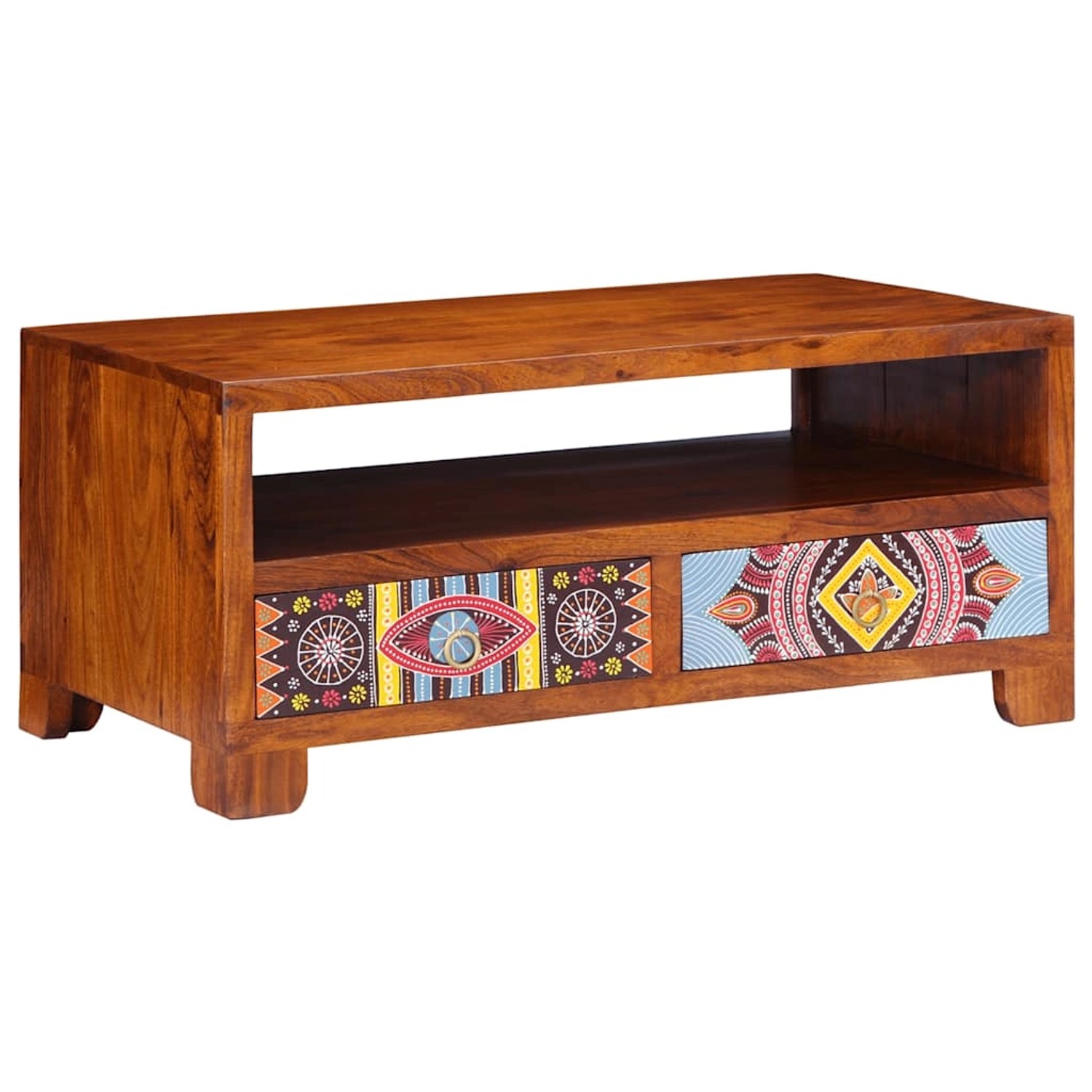 vidaXL Couchtisch 90x50x40 cm Massivholz Akazie 4016485 günstig online kaufen