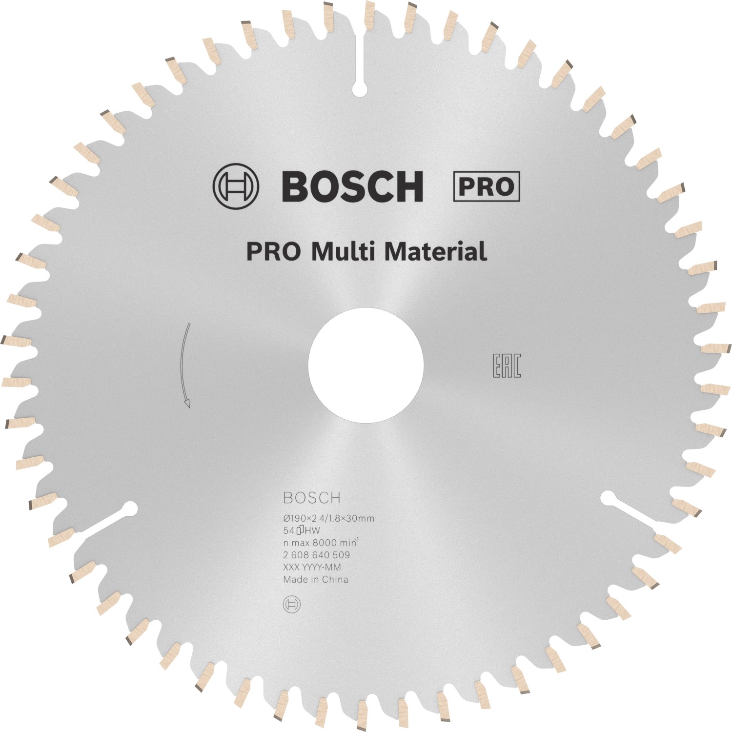Bosch Kreissägeblatt Pro Multi Material 190 mm x 30 mm günstig online kaufen
