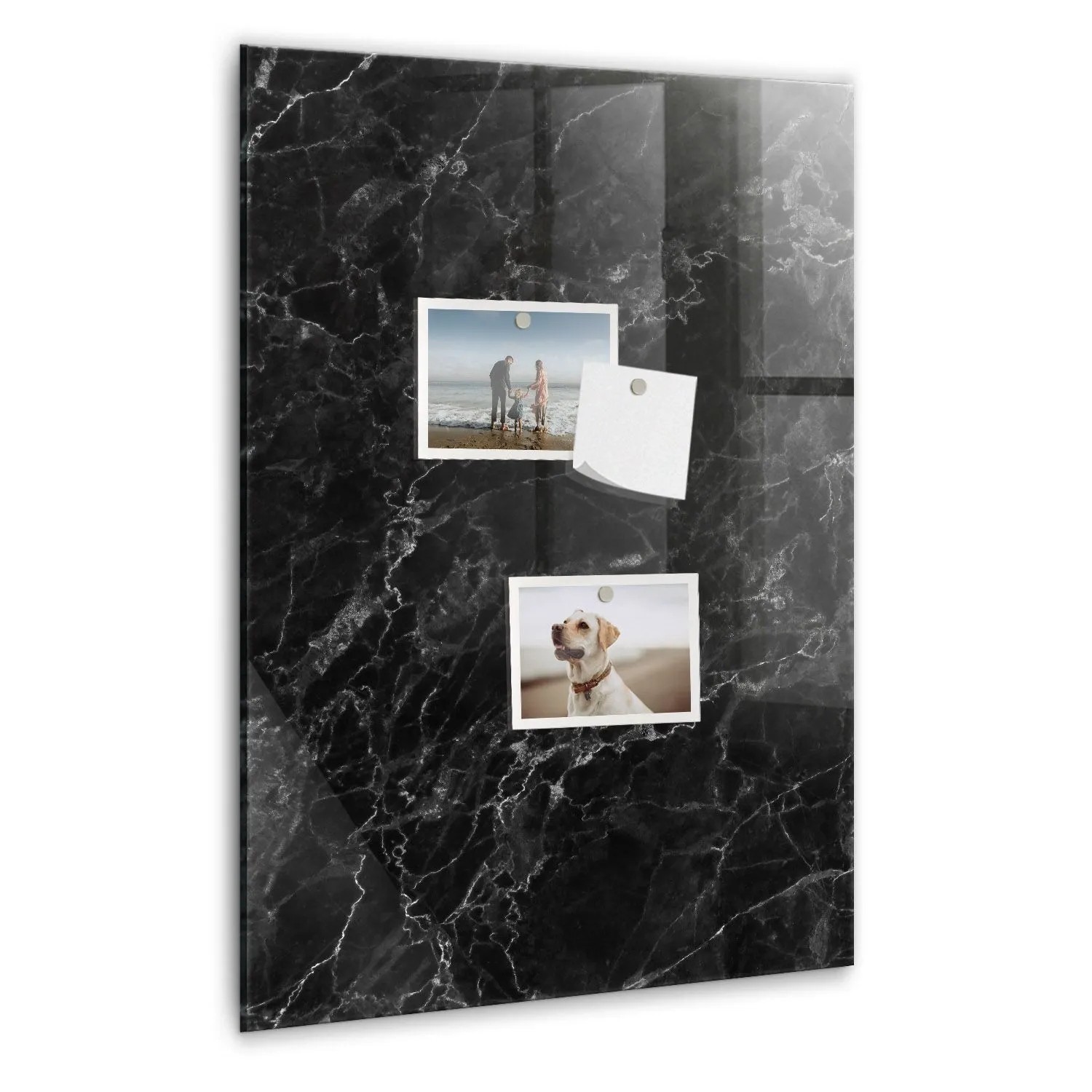 Tulup Magnetische Glastafel Dunkler Marmor 40x60 cm Magnettafel Mit Marker günstig online kaufen