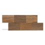 Rebel of Styles Holzverblender UltraWood Big Square, braune Holz-Wandpaneele für den Innenbereich.