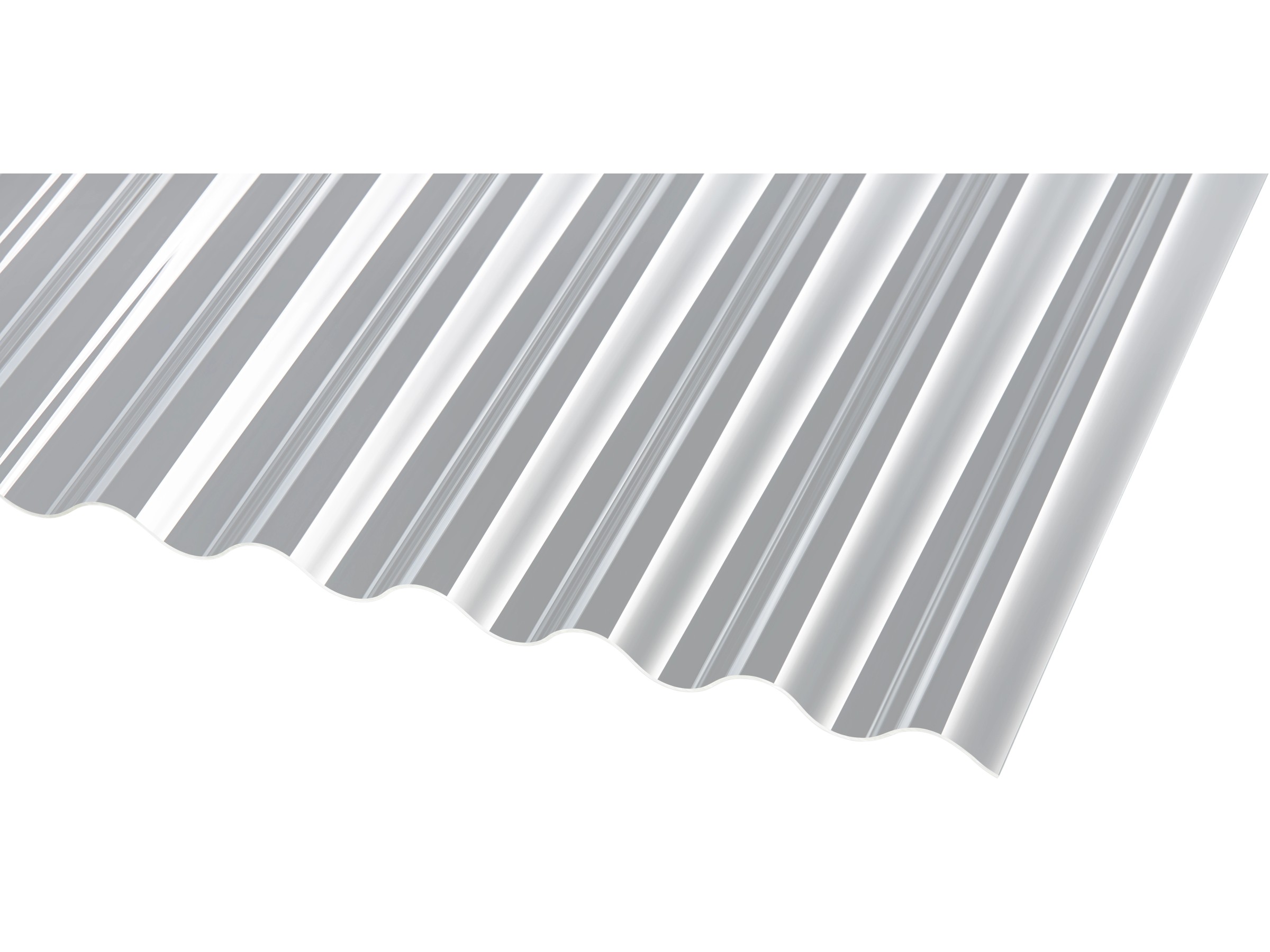 Acryl Lichtplatten Wellplatten Profil 76/18 Sinus ( Produktbild-Vorschau 3