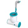 Bestway Skimatic 2-in-1 Filterpumpe mit Einhängeskimmer, weiß/türkis, für Pools bis 2.574 l/h.