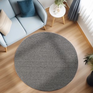 Ayyildiz Kurzflorteppich Loom 4300 Grau Ø 120 cm