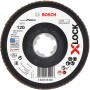 Bosch Fächerschleifscheibe X-Lock X551, Ø 125mm, K120 für Winkelschleifer.
