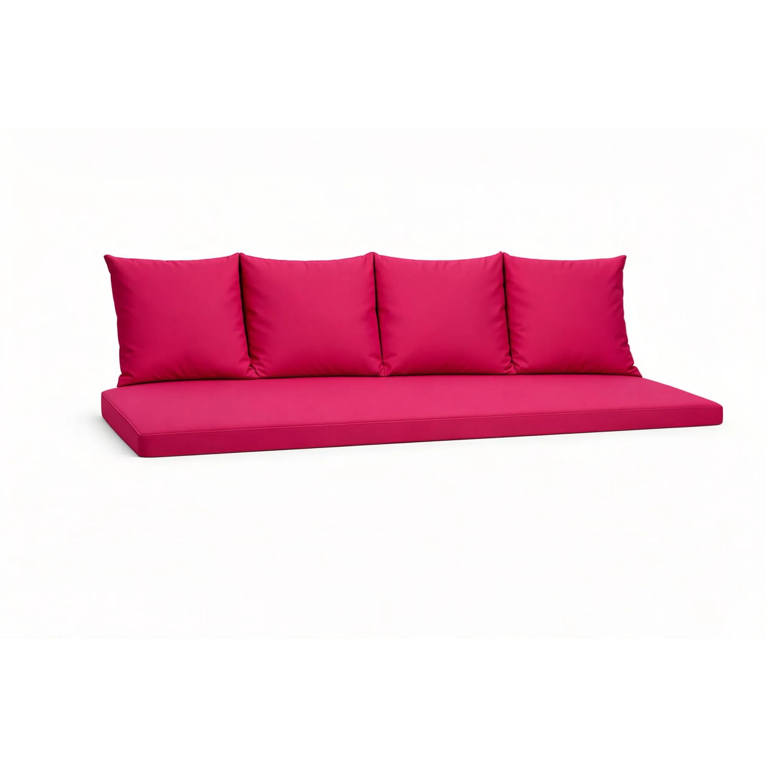 Setgarden Mix-Techno Gartenkissen Für Polyrattan Möbel 180×60×50 cm – Kissen Für 3 Sitzer Gartensofa 1tlg Rose
