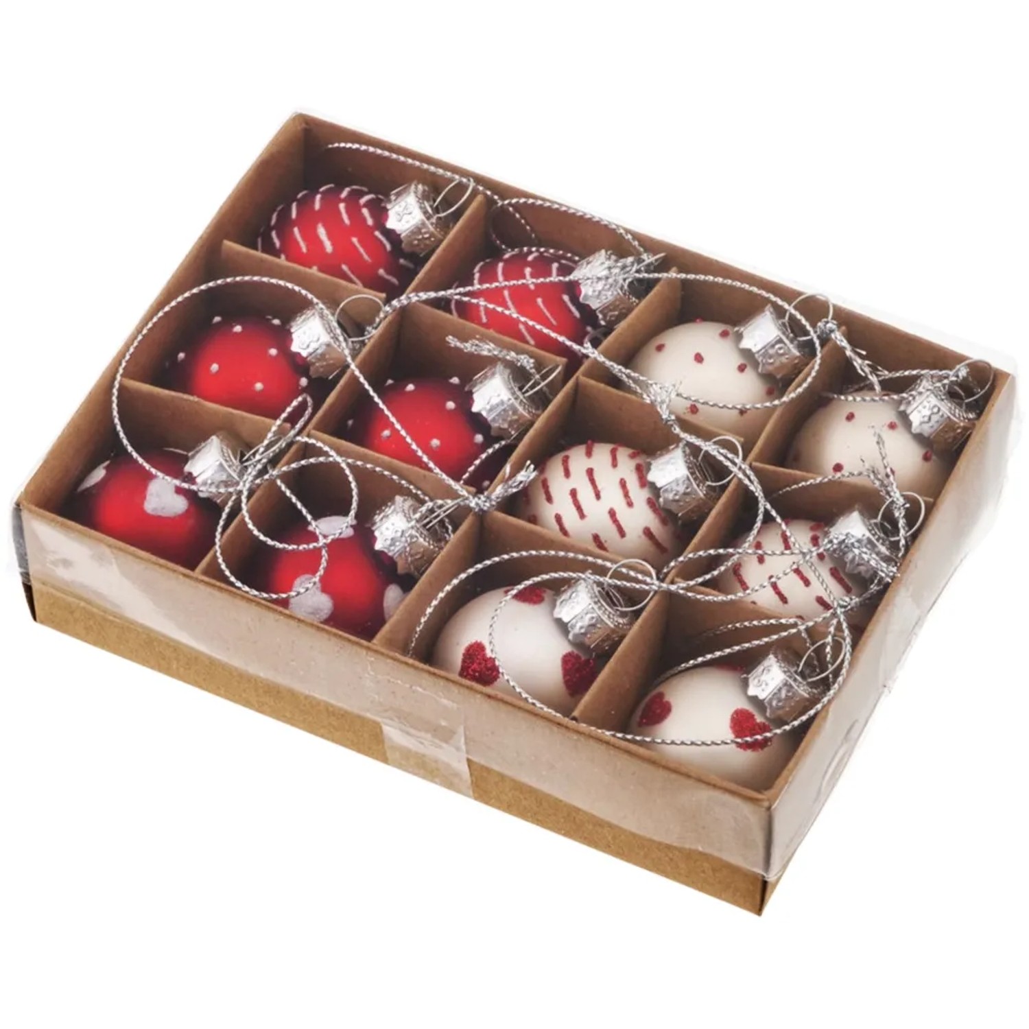 Boltze Xmas Weihnachtskugel Illum 12-tlg.