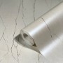 Marburg Vliestapete Uni Pearl mit Crushed-Optik und Streifen, Rolle.