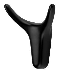 SOTECH Garderobenhaken TORO Höhe 66 mm x Breite 60 mm Schwarz Matt Aus Zinkdruckguss