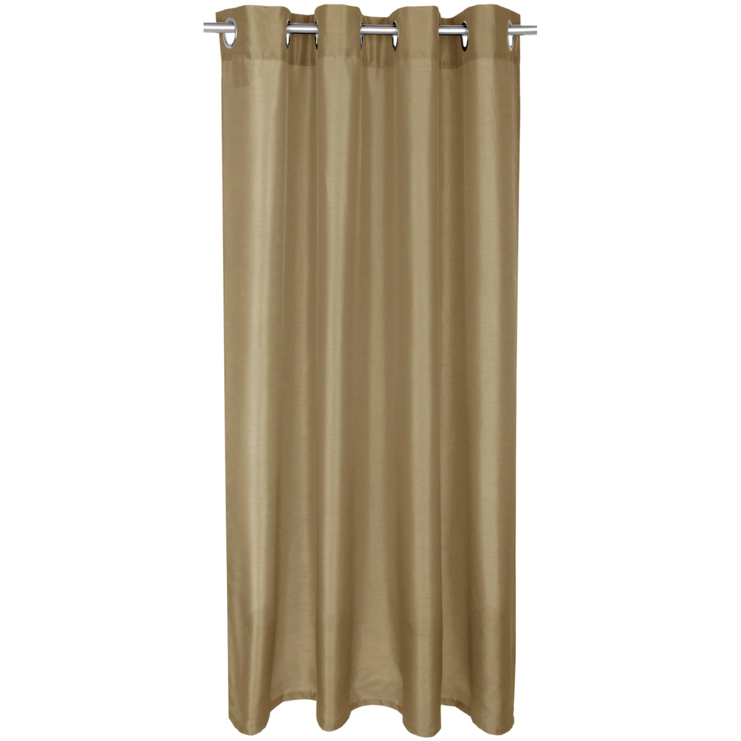 Bestlivings Gardine Blickdicht 140 cm x 245 cm Ösen Taupe Dunkel günstig online kaufen