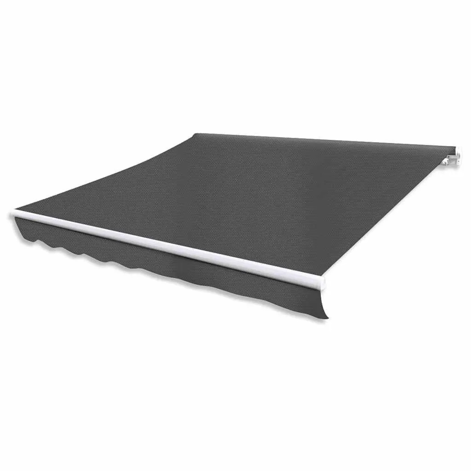vidaXL Gelenkarmmarkise Motorisiert 400 cm Anthrazit 275562