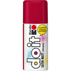 Marabu Colorspray Do It Satin Matt, 150 ml, Karminrot. Sprühfarbe für Bastel- und Heimwerkerprojekte.