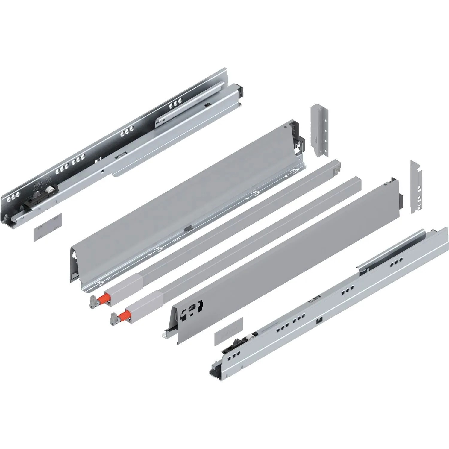 Blum C-Reling Tandembox antaro Vollauszug Blumotion 600 mm 65 kg Grau 1 Paar