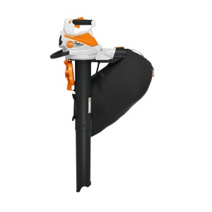 Stihl Akku-Saughäcksler SHA 56 in Orange, ohne Akku/Ladegerät, mit Fangsack.