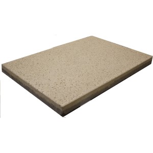 EHL Terrassenplatte Rustic Sandstein, 60x40x4 cm, gestrahlte Betonplatte für Terrasse & Gehweg.