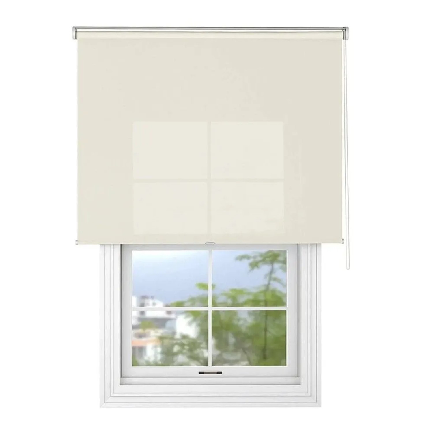 Deco-Raum Tageslicht-Rollo Bohren Basic GL 85 cm x 150 cm Beige