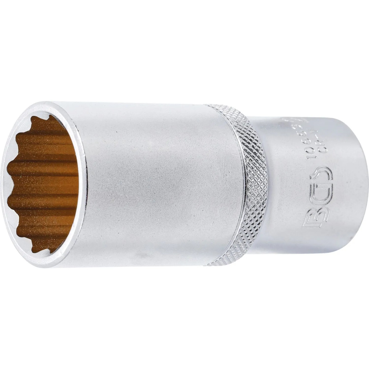 BGS Steckschlüssel Einsatz Zwölfkant Tief Antrieb Innenvierkant 12 5 Mm  1 2 Zoll  SW 26 Mm 10663