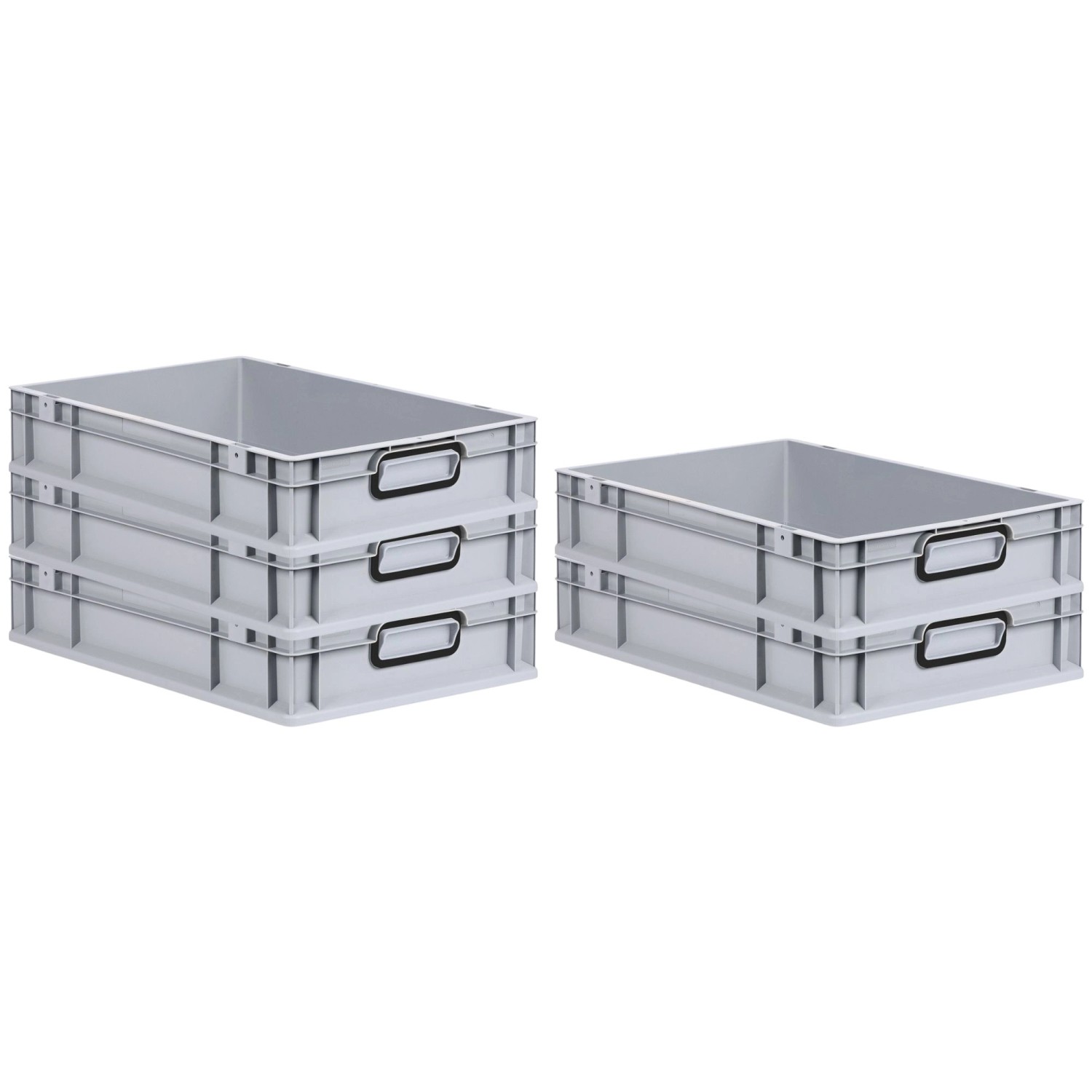 PROREGAL SparSet 5x Eurobox Nextgen Color HxBxT 12x40x60cm 23 Liter Griffe günstig online kaufen