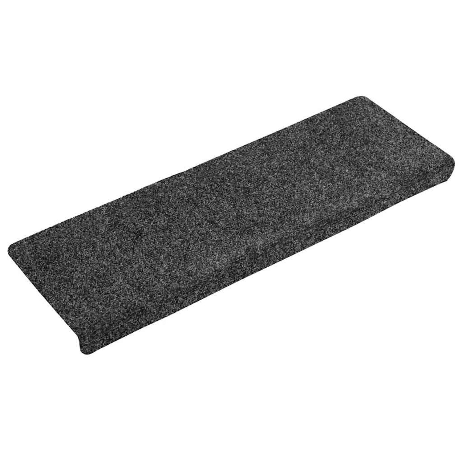 vidaXL Stufenmatten Selbstklebend 30 Stk 65x21x4 cm Grau Rechteckiger Rand 3365692