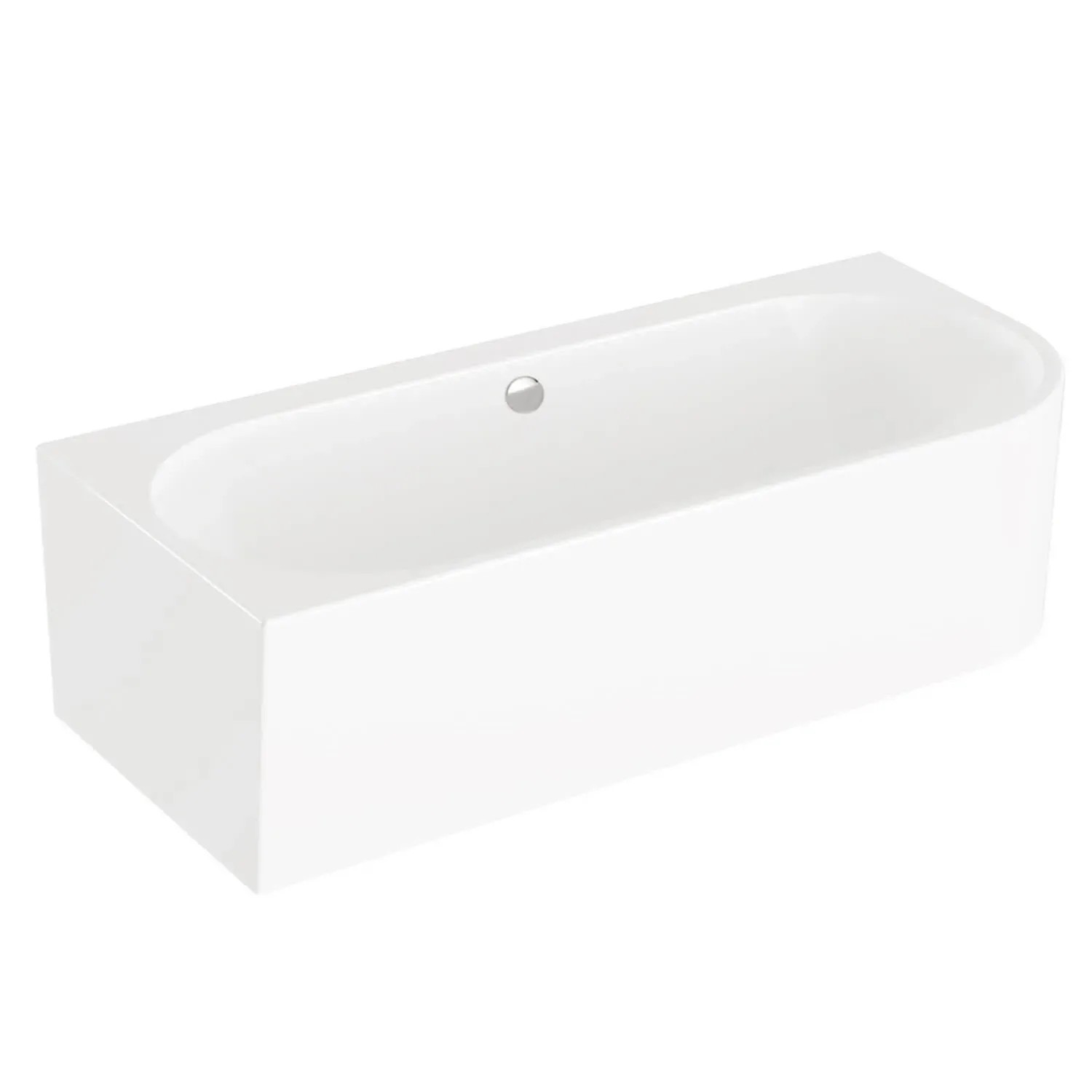 pianura Eckbadewanne 180 x 80 cm Valentina Ecke Links Weiß
