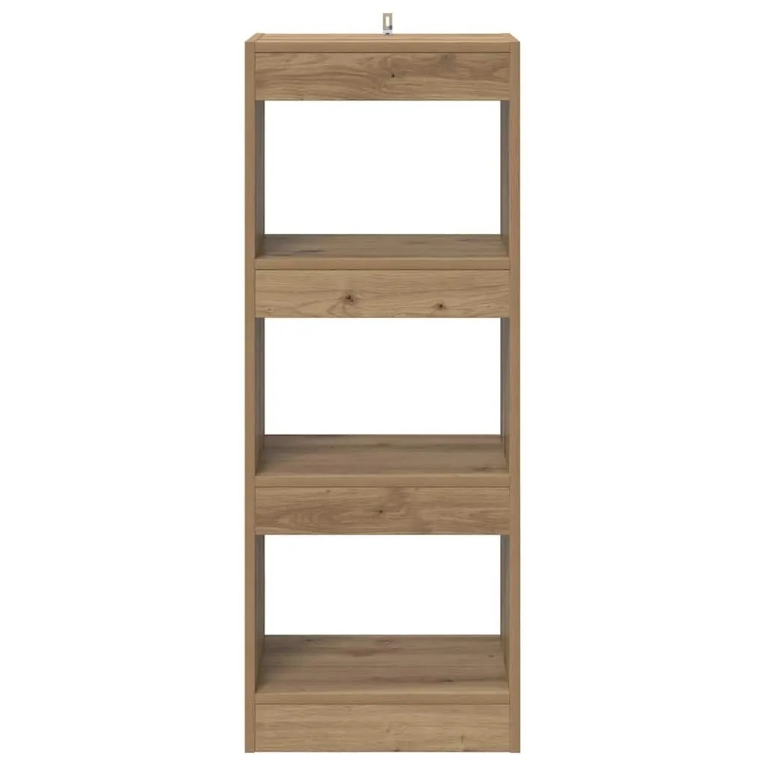 vidaXL Bücherregal Braun aus Holzwerkstoff, 3 offene Fächer, 103 cm hoch. Ideal für Bücher und Deko.
