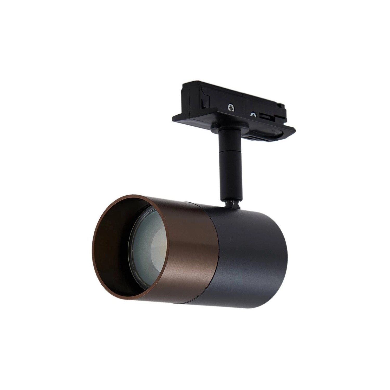 Lindby Stromschienenleuchte Linaro 10029885 Modern in Schwarz aus Aluminium 1-flammig GU10 Wohnzimmerleuchte