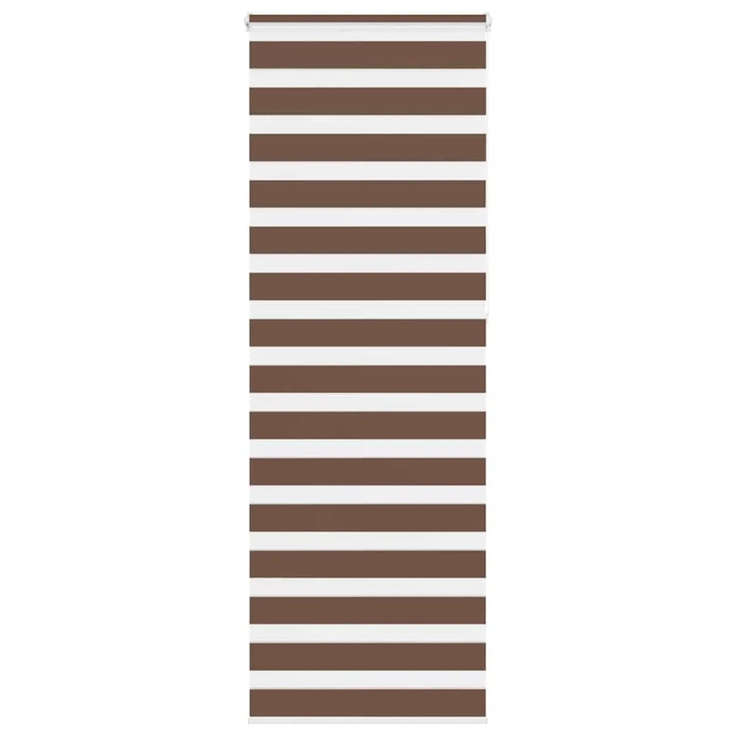 vidaXL Doppelrollo Braun 80x230 cm Stoffbreite 75,9 cm Polyester 4014387