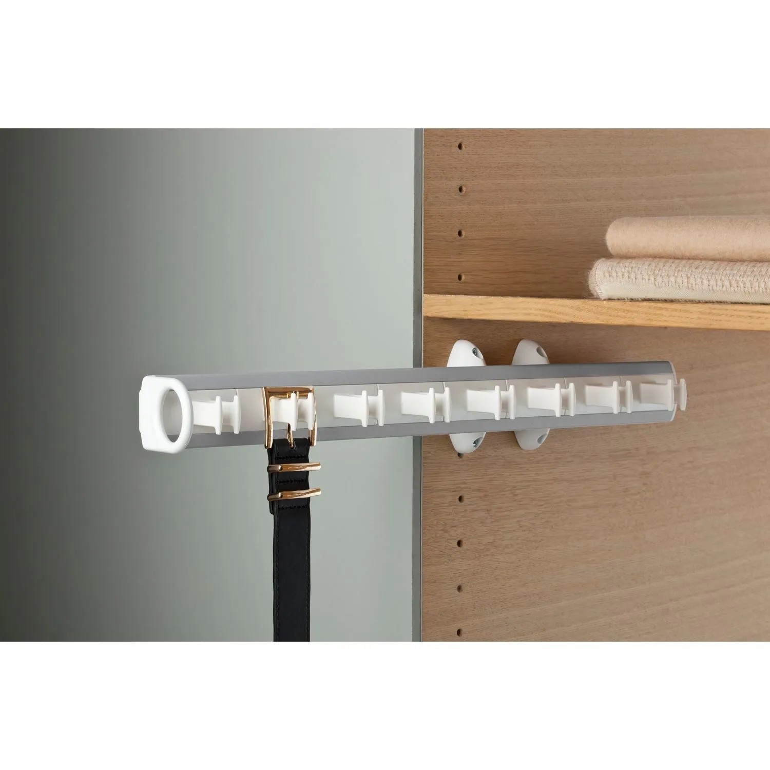 Servetto Gürtelhalter Self System Modell M Aluminium Kunststoff Weiß