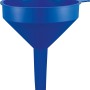 Blauer LUX Trichter, Ø 70 mm, für tropffreies Umfüllen von Flüssigkeiten im Auto oder der Werkstatt.