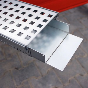 Kantfuchs24 Verbinder/Endkappe für Entwässerungsrinne Pro Style, Stahl Natur