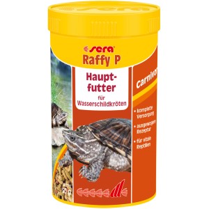 Sera Reptilienfutter Raffy P Nature für Wasserschildkröten, 250ml Dose.