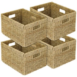 HMF 37049-S4 Aufbewahrungskorb Korb Seegras Billy 35 x 25 x 20 cm