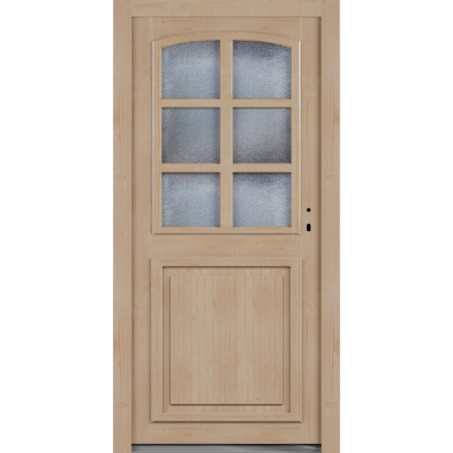 Roro Nebeneingangstür OHE 1006 Fichte 5FA 98 cm x 198 cm DIN R