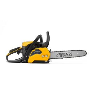Stiga CS 540 Benzin-Kettensäge, 35 cm Schwertlänge, gelb/schwarz.