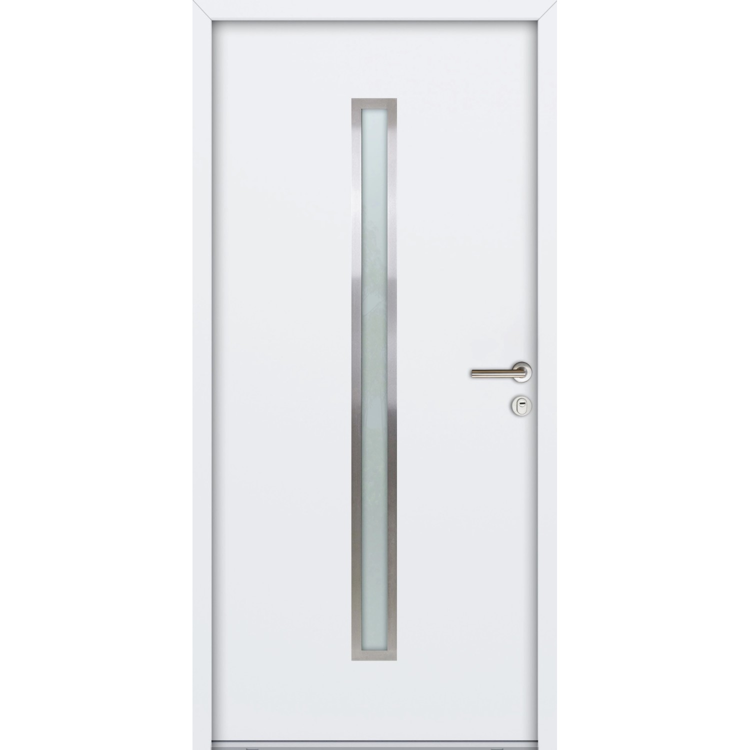 FM Türen NBT56 Modell 01 1000 x 2100 Weiß Rechts