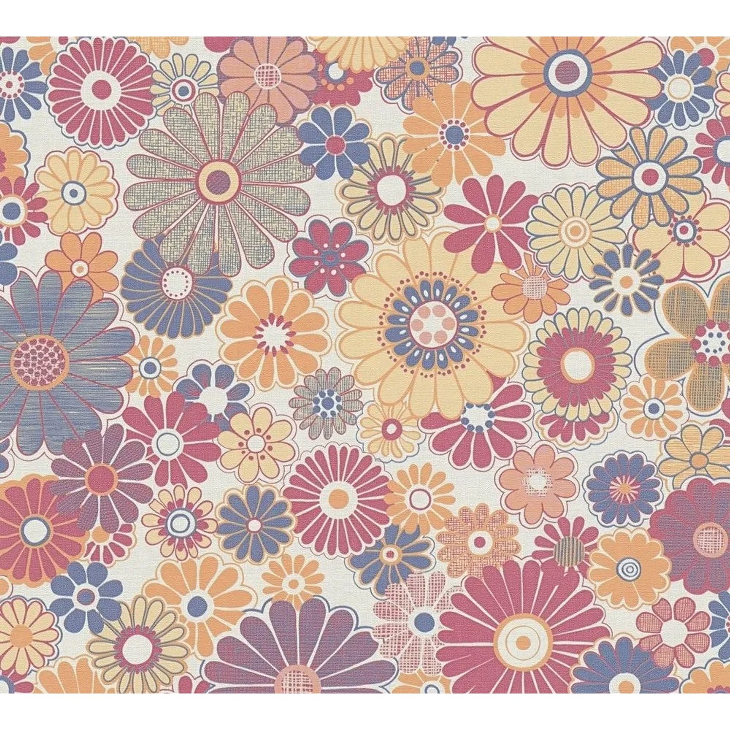 Tadessi Tapete Floral M1-No.10926 Vliestapete in Rot