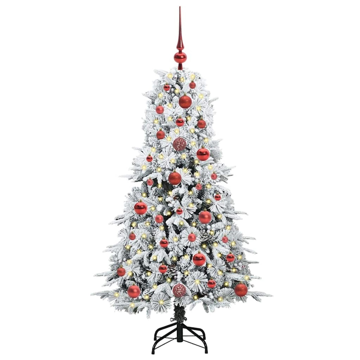 vidaXL Künstlicher Klappbarer Weihnachtsbaum Grün 120 cm PE und PVC 3397458