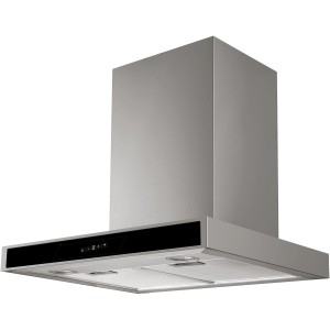 PKM Dunstabzugshaube 8060G Z, Edelstahl mit Glasfront, Energieeffizienzklasse A.