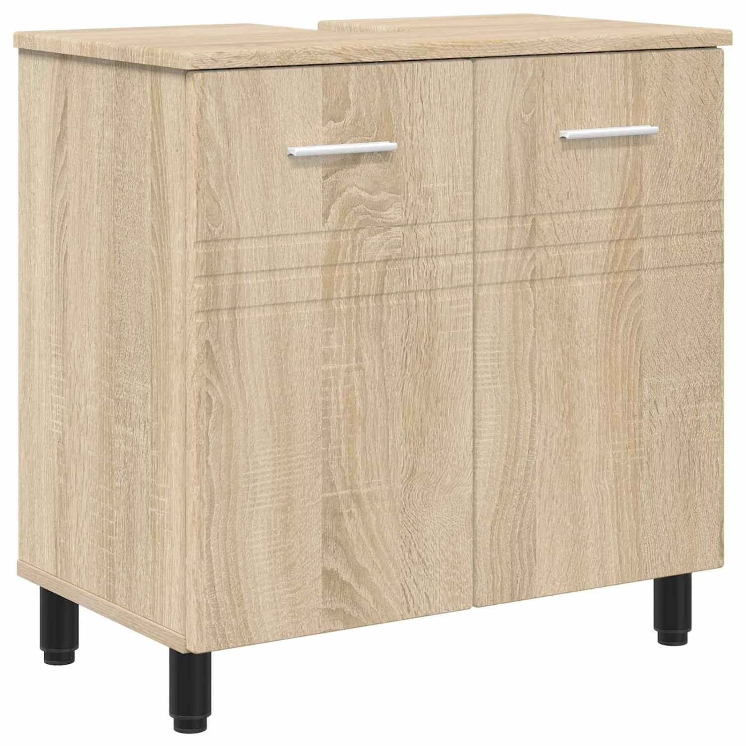 vidaXL Waschtisch Sonoma-Eiche 60 x 35 x 60 cm Holzwerkstoff 889407