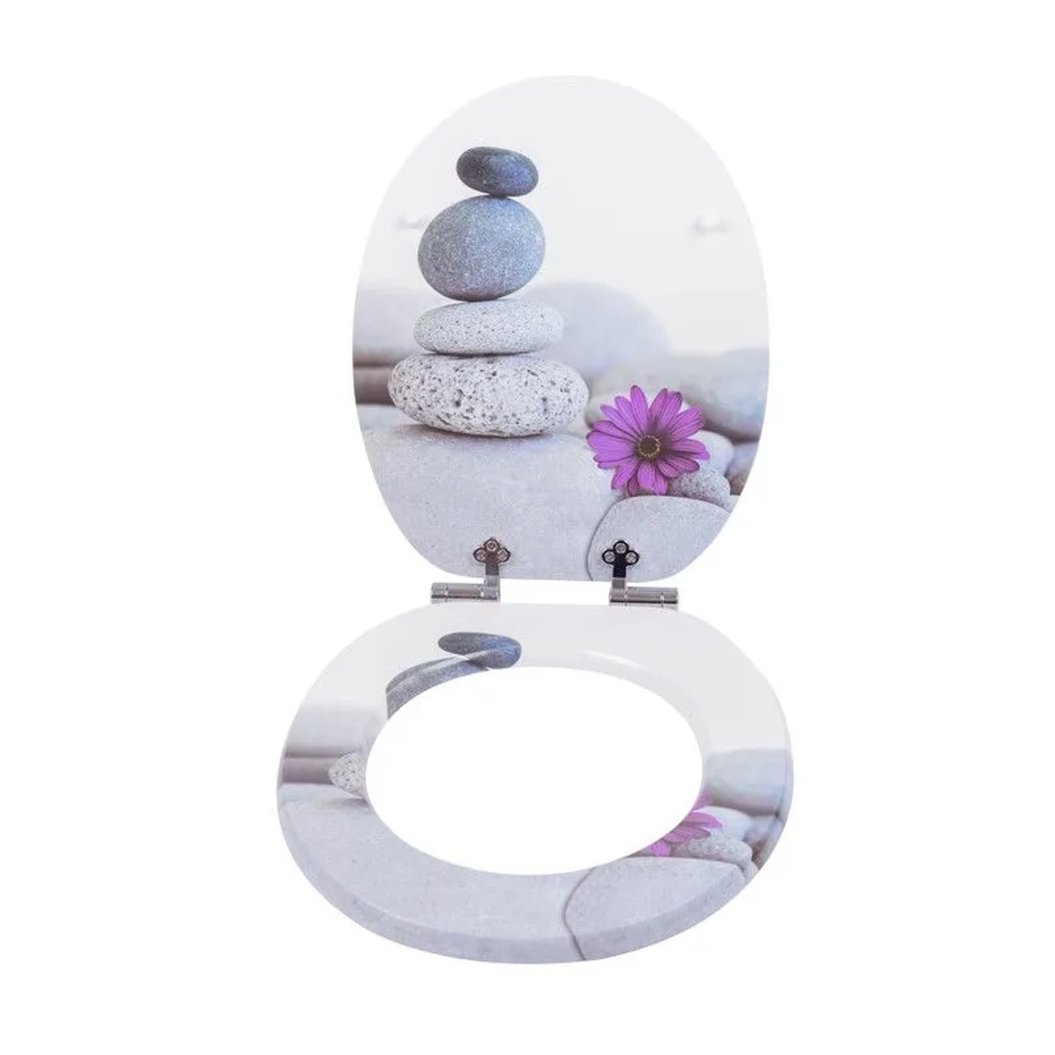 SINOBATH WC Sitz Mit Absenkautomatik MDF Holzkern H132 günstig online kaufen