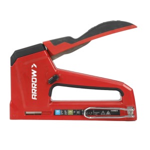 Roter Arrow Handtacker T50 RED2 für Klammern und Nägel.