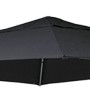 Ersatzbezug in Anthrazit für Sun Garden Easy Sun Ampelschirm, 320x320 cm.