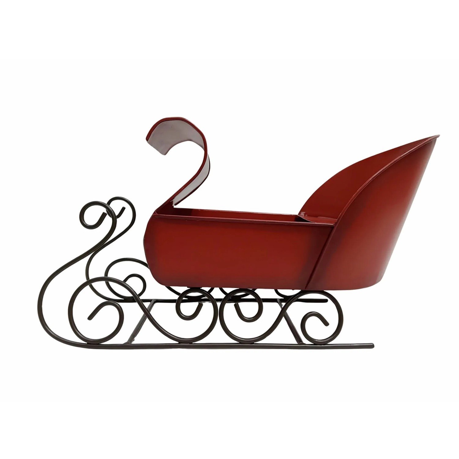 Boltze Schlitten Ethel 30 cm x 11 cm x 17 cm Rot