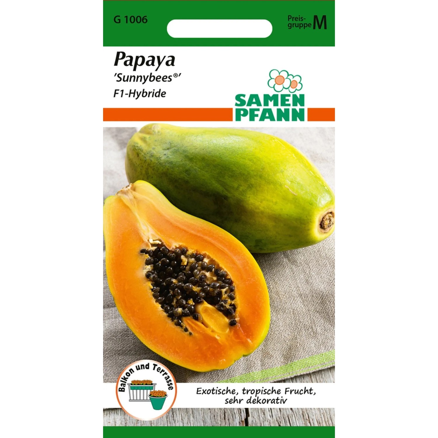 SAMEN PFANN Papaya Sunnybees F1