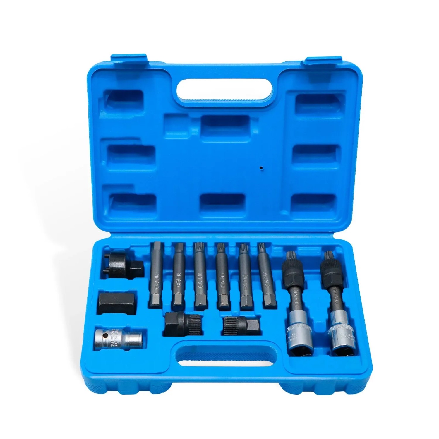 CCLIFE 1/2 Zoll Lichtmaschinen Werkzeug Satz 13tlg Antrieb Lichtmaschinen Bit Freilauf Wechsel Steckschlüssel für Divers...