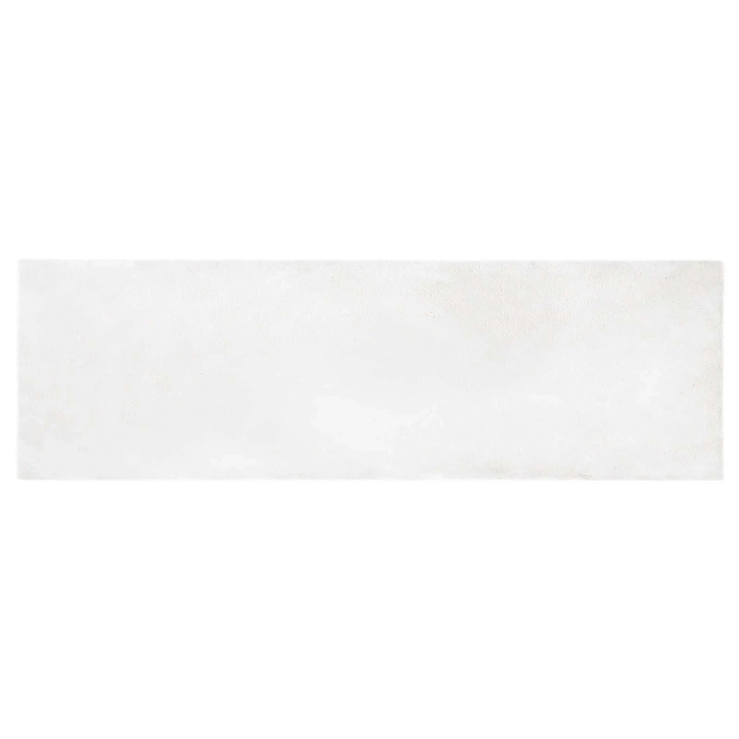 vidaXL Kunstfell Hasen Teppich Olite Weiß 80 x 250 cm Polyester 42021612 günstig online kaufen