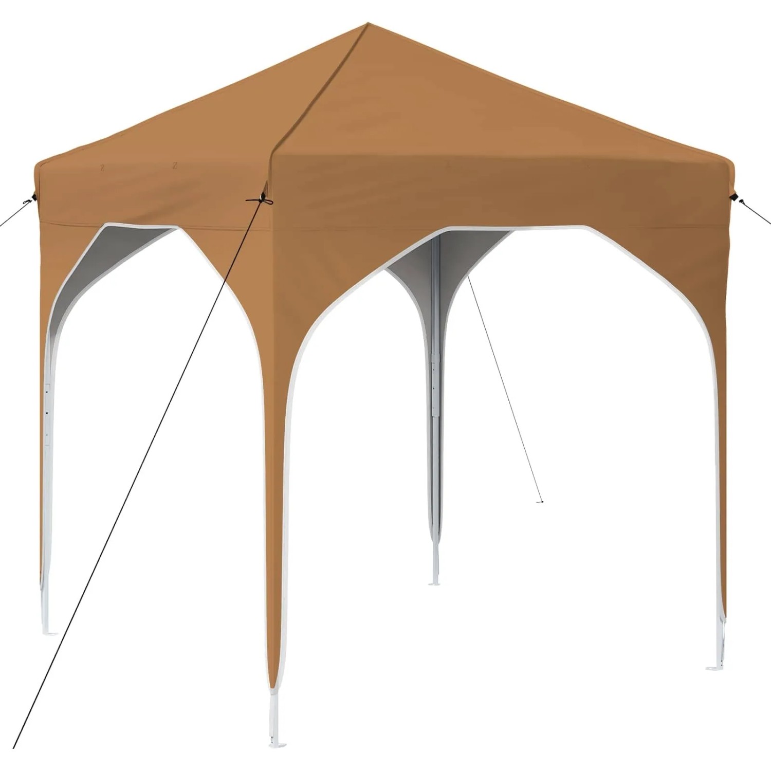 vidaXL Pop-Up Partyzelt 194 x 194 x 245 cm Beige 42019815