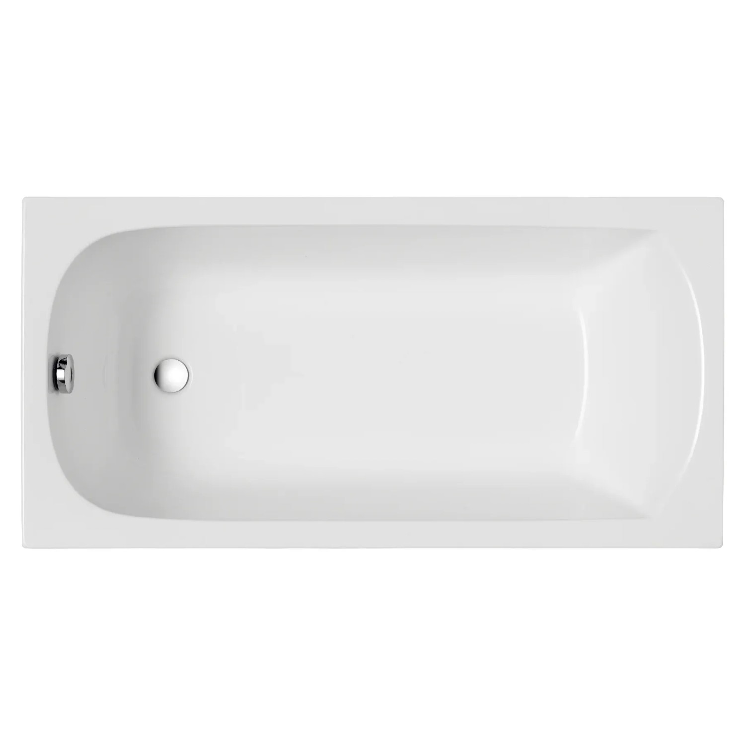 Bad Land Badewanne Rechteck CLASSIC 120x70 Ablauf Füße